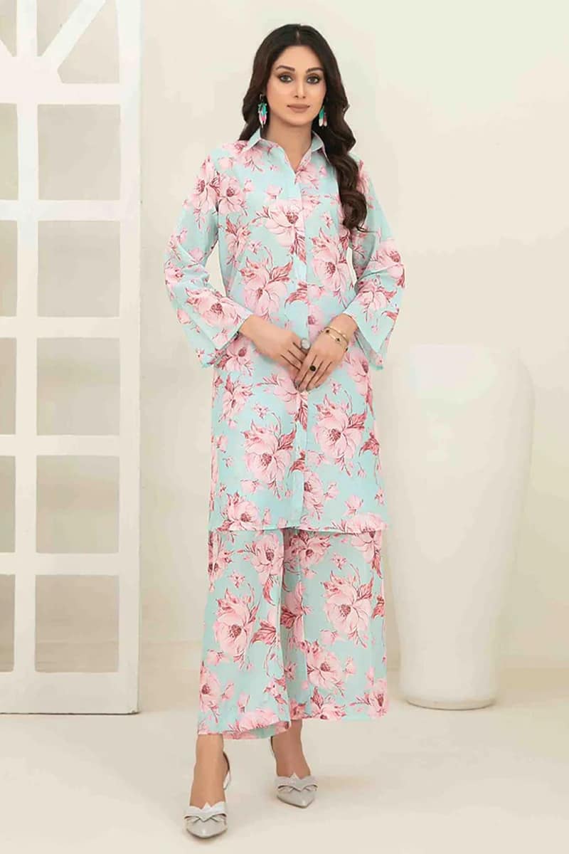 NEW ELEGANT LEA SWISS MULTICOLOR PRINTED SWISS LAWN 2-PIECE UNSTITCHED SUIT